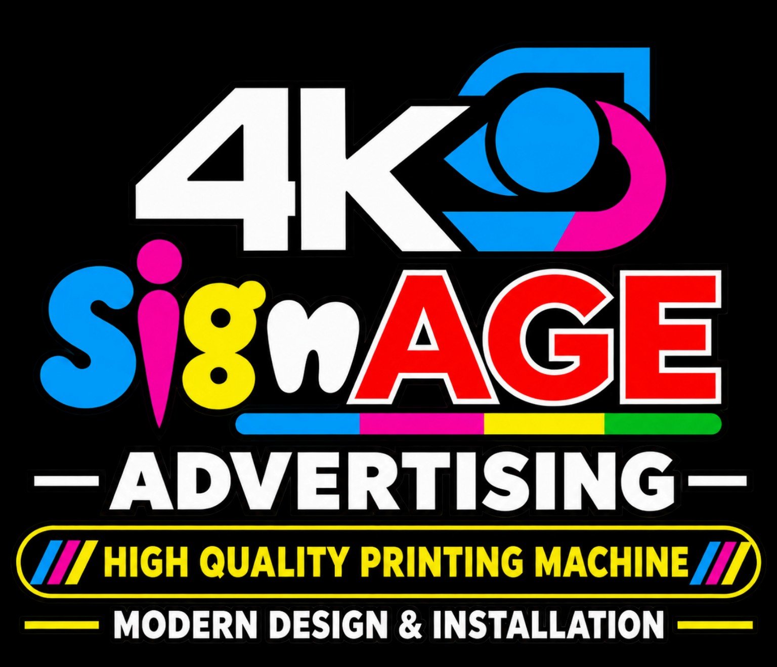 4K Signage Advertising logo